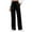 Black, variant on Krdevn Womens Pants - Women's Casual Pants Elastic Waist Straight Leg Trousers with Pockets Loose Fit Solid Color Long Pants for Daily Wear and Leisure,Pants for Women,Size:XL