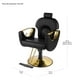 thumbnail image 5 of Silla Premium Estetica Salon Spa Neumatica Ajustable Dorado  Negra, 5 of 7