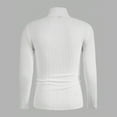 thumbnail image 4 of TrdSipl Men's Casual Slim Fitted Basic Tops Knitted Light Weight Turtleneck Pullover Sweaters 2025 Winter Warm Undershirts White 1 M, 4 of 8
