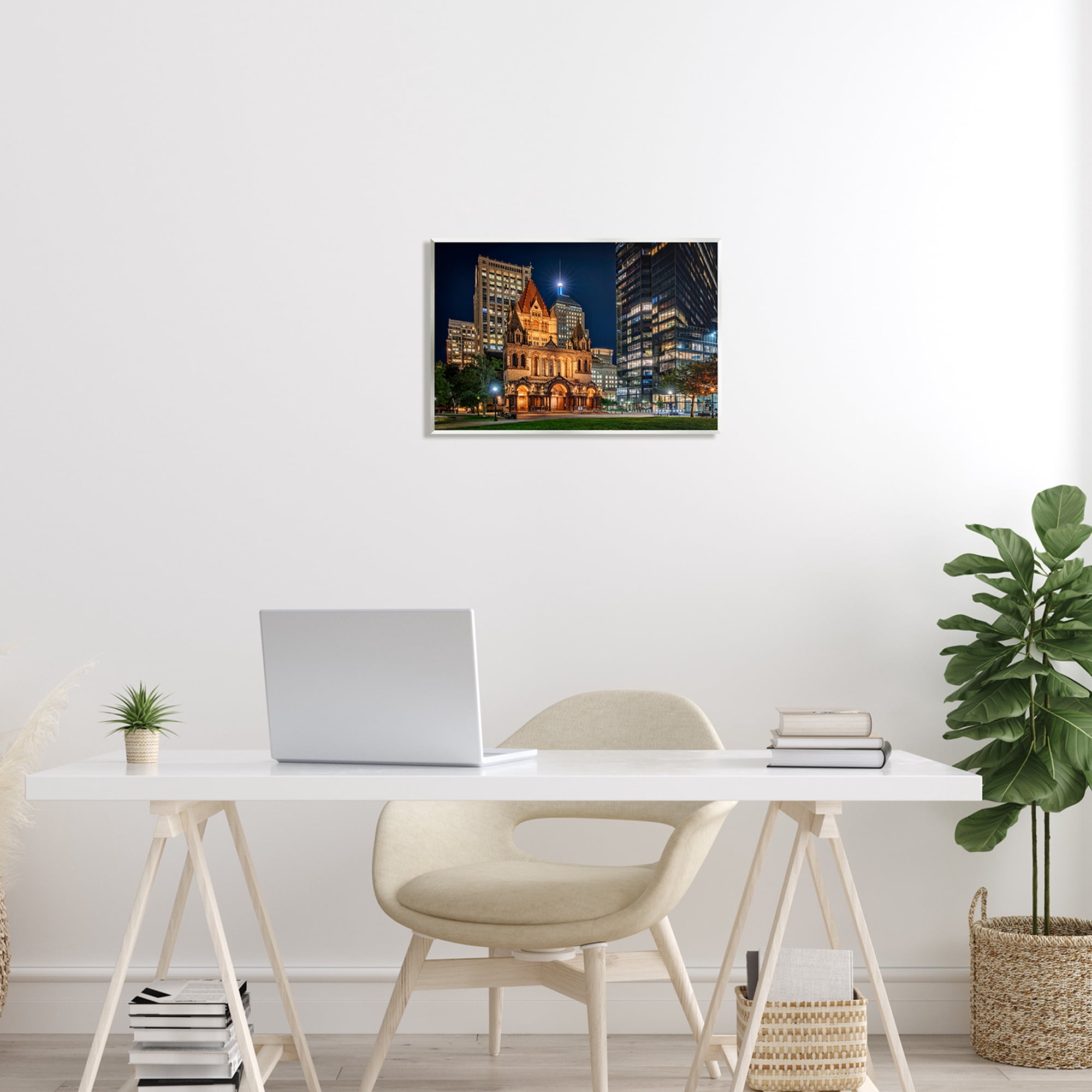 Stupell Urban Cityscape Architecture Buildings Landscape Photography Wall Plaque Unframed Art Print Wall Art