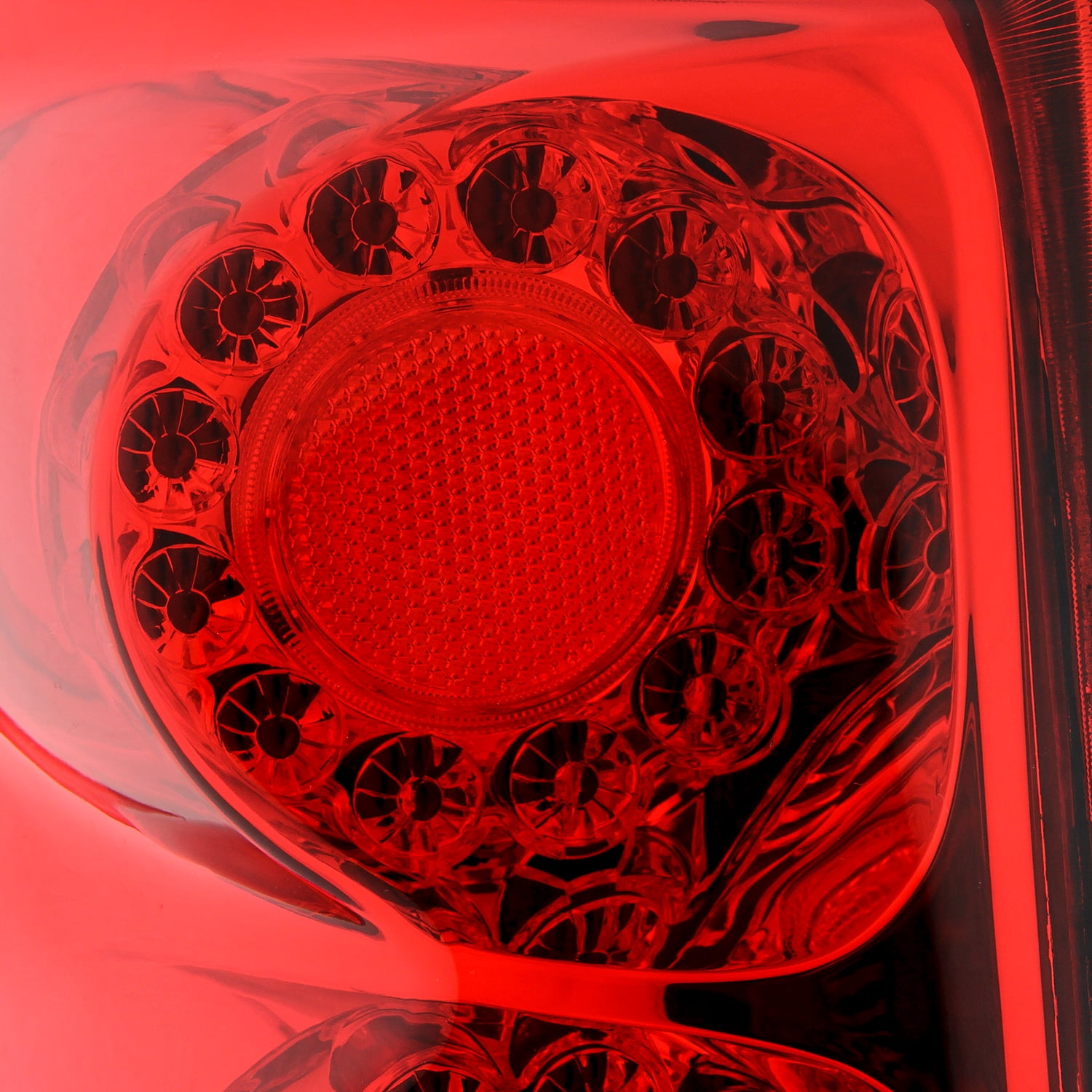 AKKON - Fits 2011-2020 Dodge Grand Caravan Premium LED Chrome Red Clear Tail Brake Lights w/ Turn Signal Driver Left Side