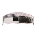 thumbnail image 3 of Castle Place Twin Velvet Upholstered Daybed with Crystal Button Tufting, Light Pink, 3 of 8