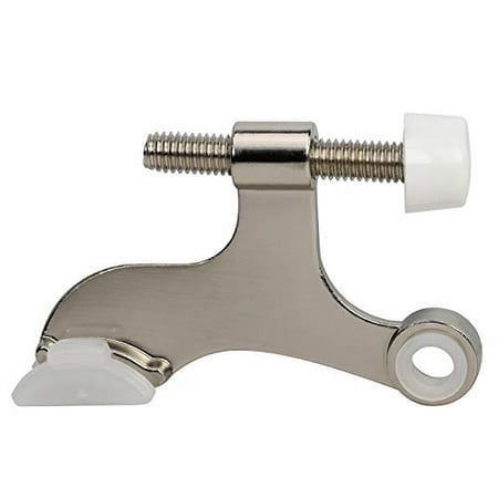 5 Pack Rok Hardware Heavy Duty Hinge Pin Door Stop, Brushed Nickel ROKDSP1BN
