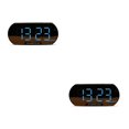 thumbnail image 1 of Bewildely Reloj despertador digital Espejo LED portátil con pantalla de temperatura Escritorio Type1 NO1, 1 of 6