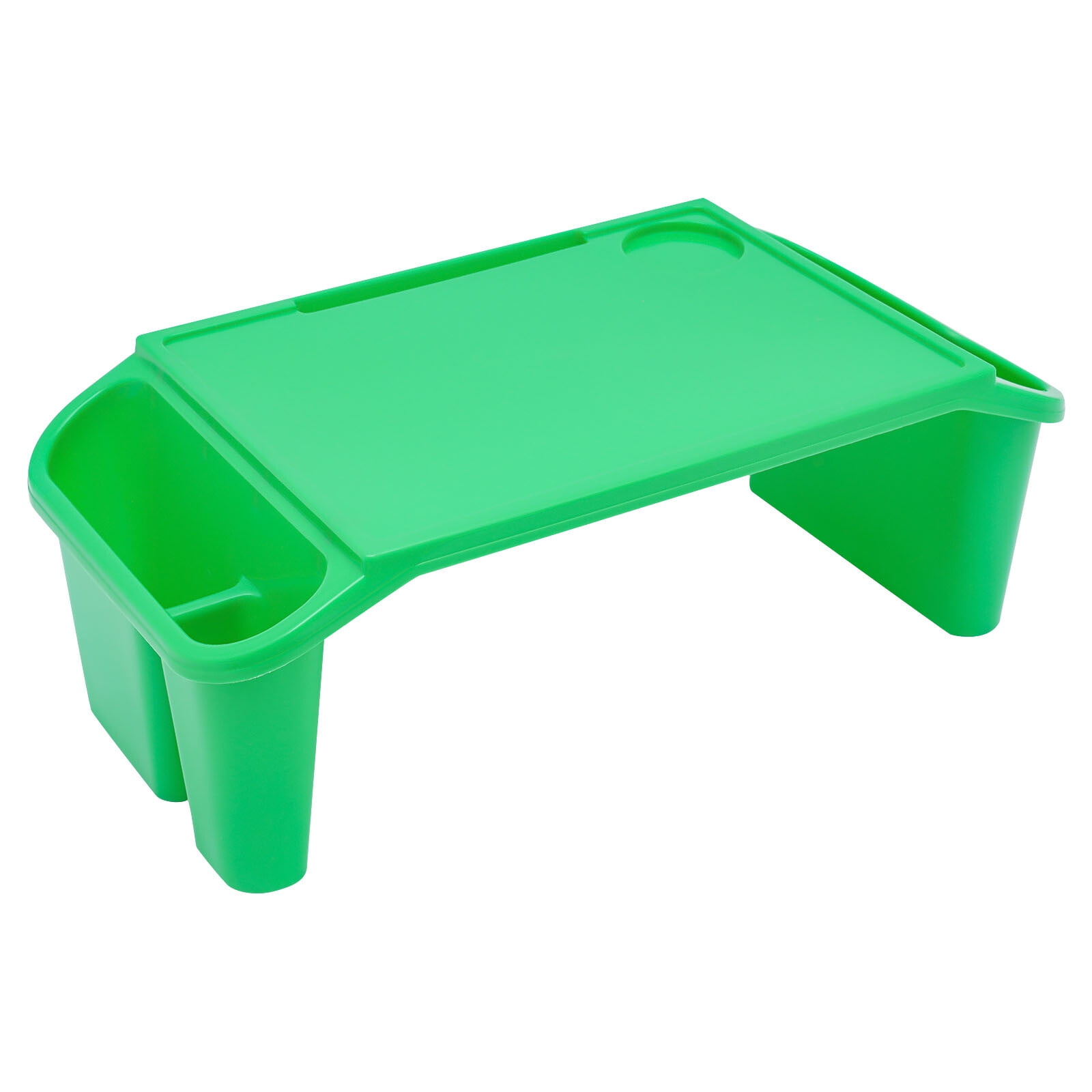 Rectangle 12 Pcs Kids Lap Desk Tray Pp Portable Lap Bed Table with Side Pockets