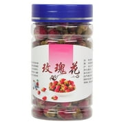 50g Dried Red Rose Buds Fragrant Chinese Flower Herbal Tea with Storage Container