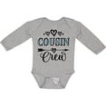 thumbnail image 3 of Inktastic Cousin Crew Girls Long Sleeve Baby Bodysuit, 3 of 5