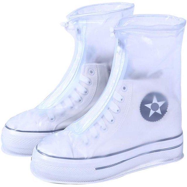 Fundas para botas de lluvia reutilizables, antideslizantes, impermeables, para zapatos de lluvia, chanclos plegables para hombres, mujeres y niños