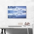 thumbnail image 2 of ARTCANVAS Foggy Lake with Boats Home Decor Rectangle Canvas Art Print - Size: 26" x 18" (0.75" Deep), 2 of 9