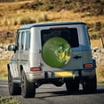 thumbnail image 5 of Salouo Friut Avocado Print Spare Tire Cover 14-17 inch Spare Tire Protector Universal Tough Tire Wheel Cover for Trailer SUV and Truck-, 5 of 6