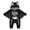 HY20133N-60, variant on Bat Cosplay Romper Cotton Hooded Outfit Bat Winged Hooded Romper Bat Hooded Playsuit for Halloween Fun