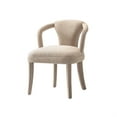 thumbnail image 6 of Manhattan Comfort Palmer Dining Armchair with Solid Wood Frame in Gold Dust, 6 of 11