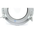 thumbnail image 2 of Nagina International Powder Coated Premium Nautical Aluminum Pirate's Ship's Porthole Window | Exclusive Wall Decor Accent (12 Inches, Silver Coated), 2 of 6