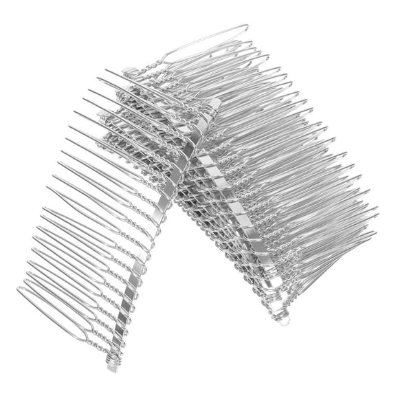 BESTOYARD 10pcs Bridal Wire Comb Hair Clip Combs Metal for Prom Dinners Women