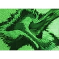 thumbnail image 1 of Ahgly Company Machine Washable Indoor Rectangle Transitional Deep Emerald Green Area Rugs, 2' x 4', 1 of 7