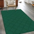 thumbnail image 2 of Dark Green Plaid Area Rugs 2.7'x5', Washable Small Throw Rugs for Kitchen Bedroom, Country Vintage Abstract Striped Lattice Indoor Outdoor Rug Non-Slip Low Pile Carpet Runner Reversible Floor Mats, 2 of 8