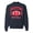 Houston, variant on City of Tennessee TEN American Football Fantasy Fan Sports Unisex Crewneck Graphic Sweatshirt, Navy, X-Large