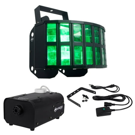 American Dj Connector - American DJ ADJ AGGRESSOR HEX LED 6-Color Sound-Activated Light + Fog Machine