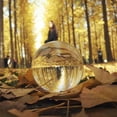 thumbnail image 2 of Bola de cristal de 70 mm, esfera de cristal transparente de cuarzo, esfera de cristal para fotografía, decoración artesanal de cristal, Feng Shui, gran oferta, 2 of 5