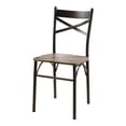 thumbnail image 2 of Furniture of America Palmer 5-Piece Dining Set, Gray and Bronze, 2 of 6