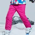 thumbnail image 2 of Seyurigaoka Children's Walking Ski Pants Boys Girls Outdoor Waterproof Windproof Warm Ski Jogger Suspender Pants, 2 of 6