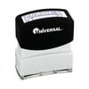 Universal - Stamp - pre-inked - blue - stock text - FAXED - 1.7 in x 0.55 in