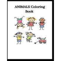 Coloring book: ANIMALS Coloring book for kids (Paperback)