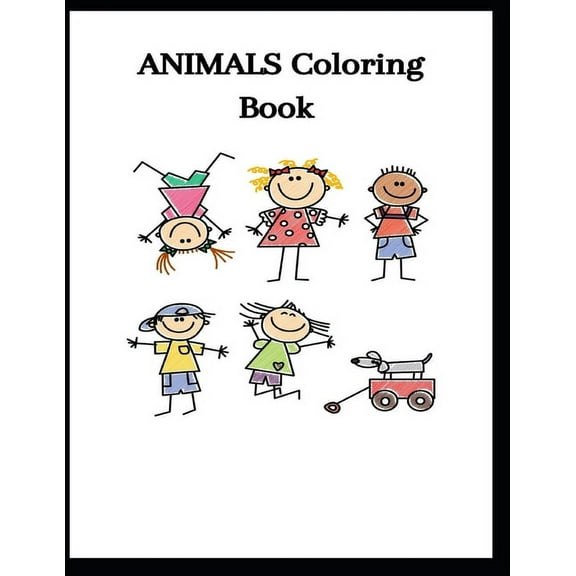 Coloring book: ANIMALS Coloring book for kids (Paperback)