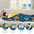 thumbnail image 3 of Sivio Toddler Nap Mat with Weighted Blanket and Pillow, Sleeping Bag for Kids Toddler Boys and Girls, Nap Mat for Daycare, Preschool Kindergarten. 50"x20", 3 of 7