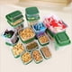 thumbnail image 1 of Juego de 17 piezas de caja de conservación de alimentos frescos B caja de conservación de alimentos frescos de plástico caja de almuerzo para refrigerador caja de almuerzo para microondas, 1 of 5
