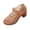 Brown, variant on Women Perforated Mary Jane Block Heel Shoes Hook Loop Ankle Strap Footwear For Office Casual Outdoor Daily Walking