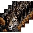 thumbnail image 2 of Tigers Flowers Washcloths Set of 2-12 x 12 inch Pure Cotton Wash Cloth Highly Absorbent and Soft Fingertip Towels Face Cloths for Bath, Spa Wash cloth, 2 of 7