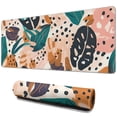 thumbnail image 1 of Abstract Art Design Large Gaming Mouse Pad - Superb Control & Precision - Extended, Waterproof, Non-Slip Rubber Base - Boho Leaves - Perfect for Office Laptop - 31.5 X 11.8 Inch, 1 of 7