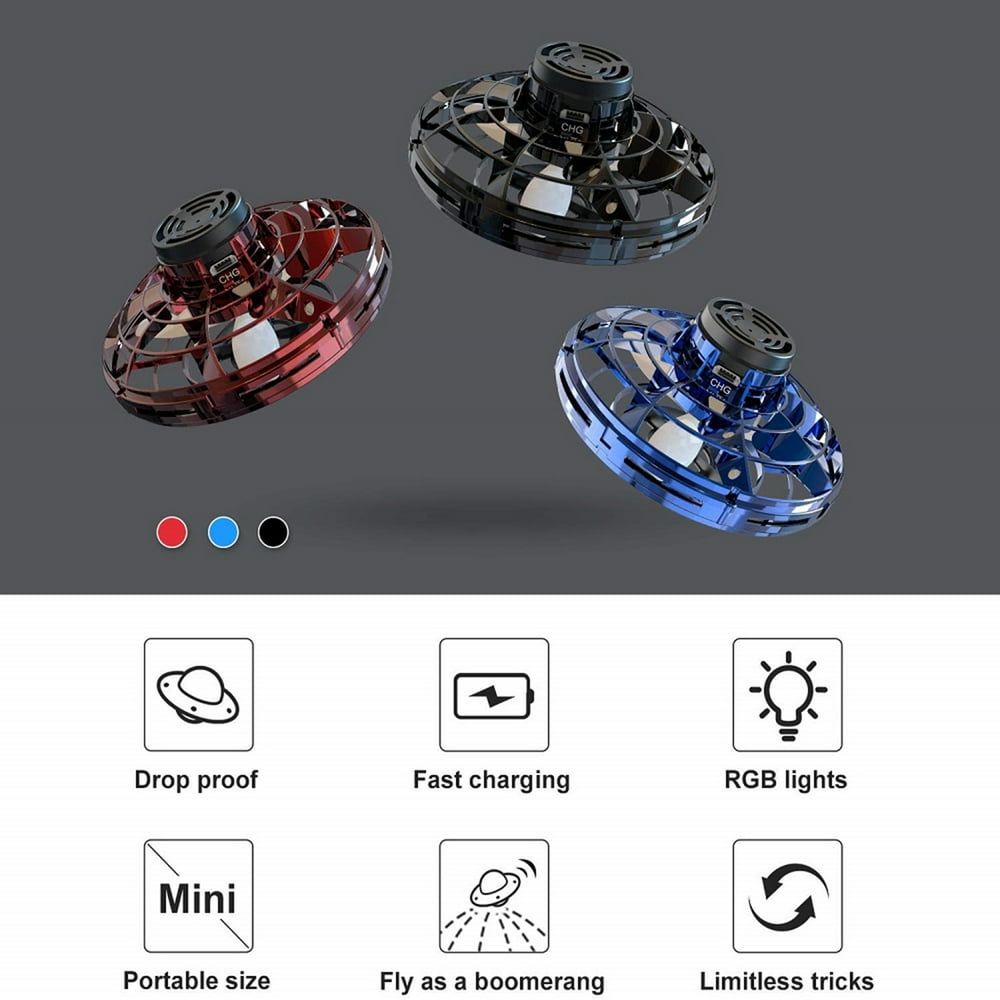 YouLoveIt 3 PACK Flying Spinner Gyro Toy Flying Returning Gyro Stress