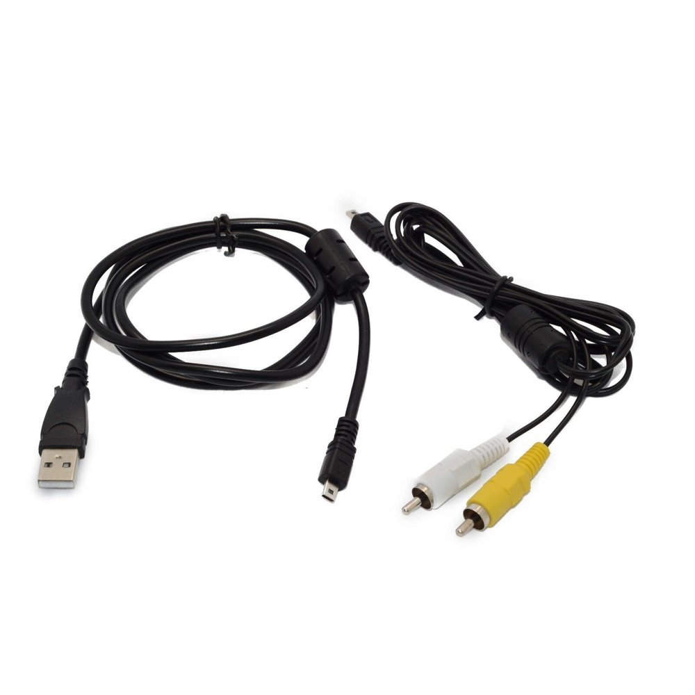 USB Data+A/V TV Cable Cord For Samsung Camera S860 S1070 S1060 S1050 GX