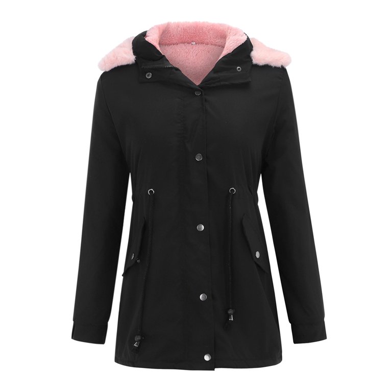 Winter Lining Overcoat Coat Womens Rain Gear Women Warm Jacket