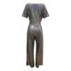 thumbnail image 5 of Gibobby pantalones siameses Conjuntos de pantalón y vestido elegante para mujer, vestido de noche para banquete, pantalón, mono elegante con hombros descubiertos, mono colorid(Dorado， S), 5 of 5