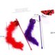 thumbnail image 2 of 2 Piezas Correa De Bola Interactiva Retráctil Divertido Animal Creativo Palo Y Tease Gato Púrpura Rojo Para Varitas Suministros Para Gatitos Juguetes Teaser Portátiles Palos Sincero Electrónica, 2 of 5