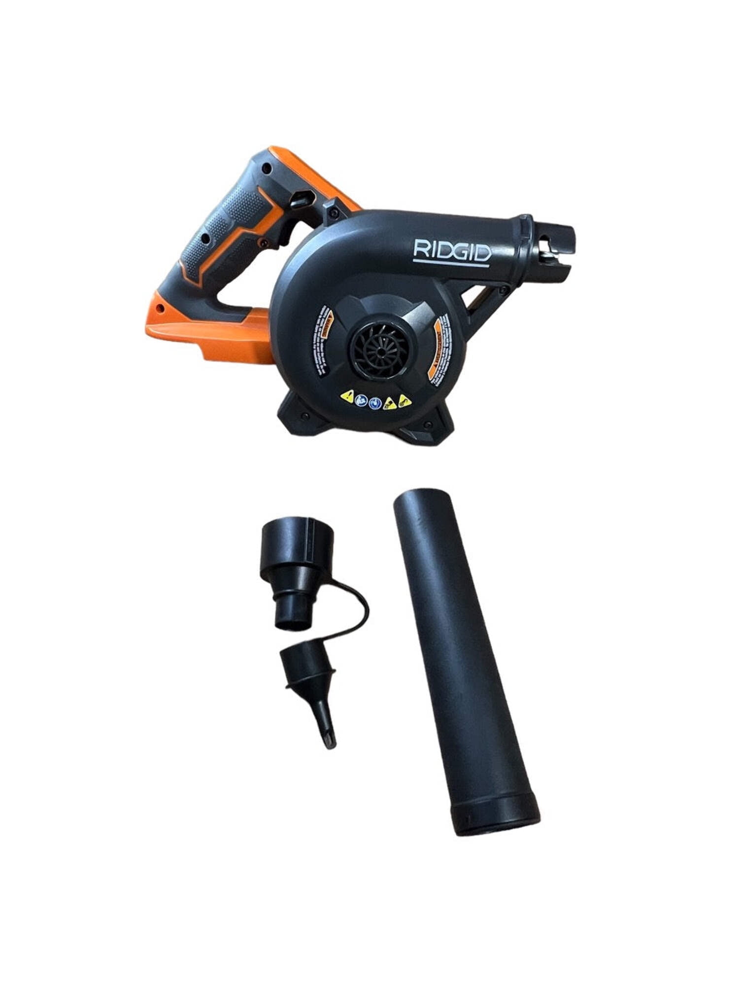 RIDGID 18 Volt Compact Jobsite Blower with Cordless Inflator Deflator Nozzle Walmart