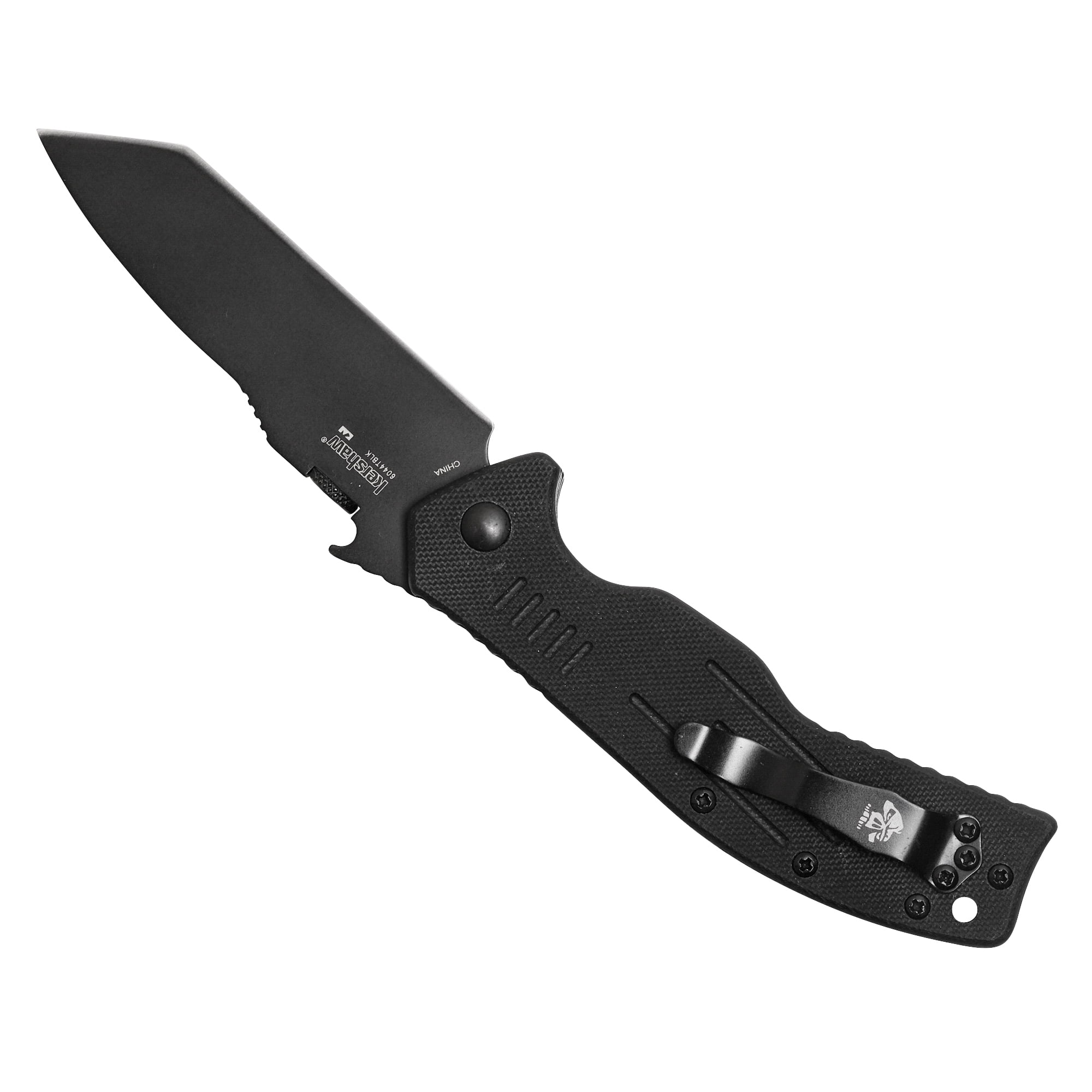 Kershaw Emerson Cqc-8K Pocket Knife, 3.5 Inch Folding Blade, (6044TBLK)