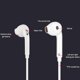 thumbnail image 2 of Gwong Electrónica Auriculares de 3,5 mm Auriculares estéreo con control de volumen de micrófono para Samsung S6, 2 of 6