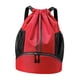thumbnail image 3 of Mochila ligera para gimnasio, con separación de ropa seca y húmeda, impermeable y con compartimento para zapatos. rojo, 3 of 9