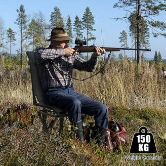 HAWK Big Denali Luxury Rotating Swivel Blind Chair for Silent