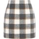 thumbnail image 2 of Falda a cuadros de cintura alta para mujer Gris CH Gris CH Xishao ropa, 2 of 2