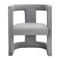 thumbnail image 6 of Ada Grey Velvet Accent Chair, 6 of 7