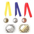 thumbnail image 3 of Miangastore 3 Pcs Médaille Décorative Sport Jeu Médaille Suspendue Médaille de Récompense Ronde avec Ruban, 3 of 8