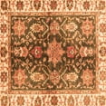 thumbnail image 1 of Ahgly Company Indoor Square Oriental Orange Traditional Area Rugs, 6' Square, 1 of 4