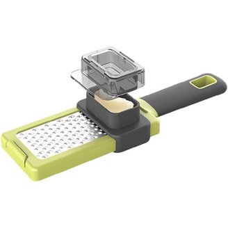 Ciotola In Ceramica 2-in-1 Per Grattugiare Aglio Ed Erbe Aromatiche, Con Scolapasta E Strip Per Erbe