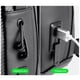 thumbnail image 5 of Greeniant Hard shell waterproof men with large street men's bag, shoulder trend travel, chest black capacity anti-theft bag Mochilas de mochilero patrón de fibra de carbono 11 pulgadas, 5 of 6