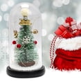 thumbnail image 3 of Árbol de Navidad en aturtura de Nieve Artificial de Nieve con Adornos Navideños en con Luces LED para Decoración de Bo bnca Colco Figura de escritorio, 3 of 7